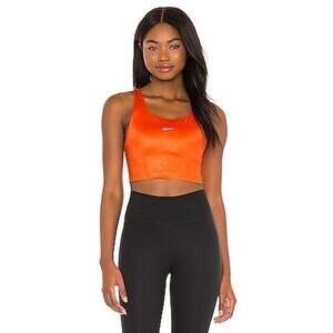 Nike Swoosh City Ready Sports Bra in Electro Orange Sz Small